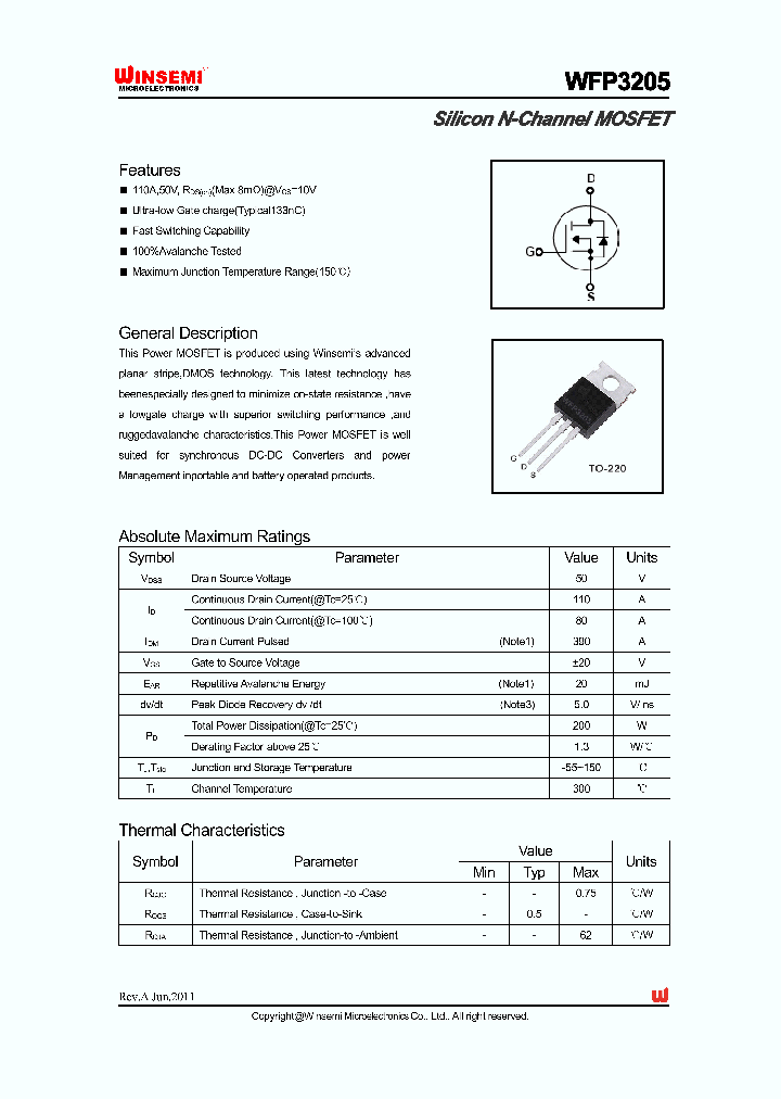 WFP3205_4769374.PDF Datasheet
