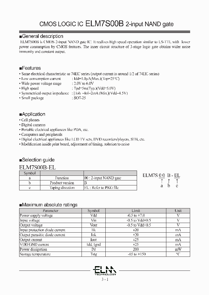 ELM7S00B_4770106.PDF Datasheet