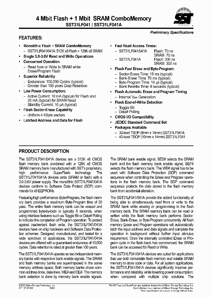 SST31LF04103_4772736.PDF Datasheet