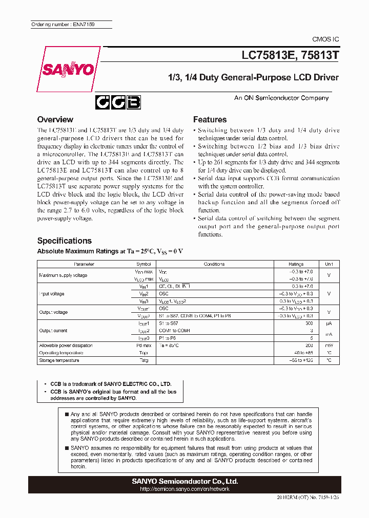 LC75813E_4774324.PDF Datasheet