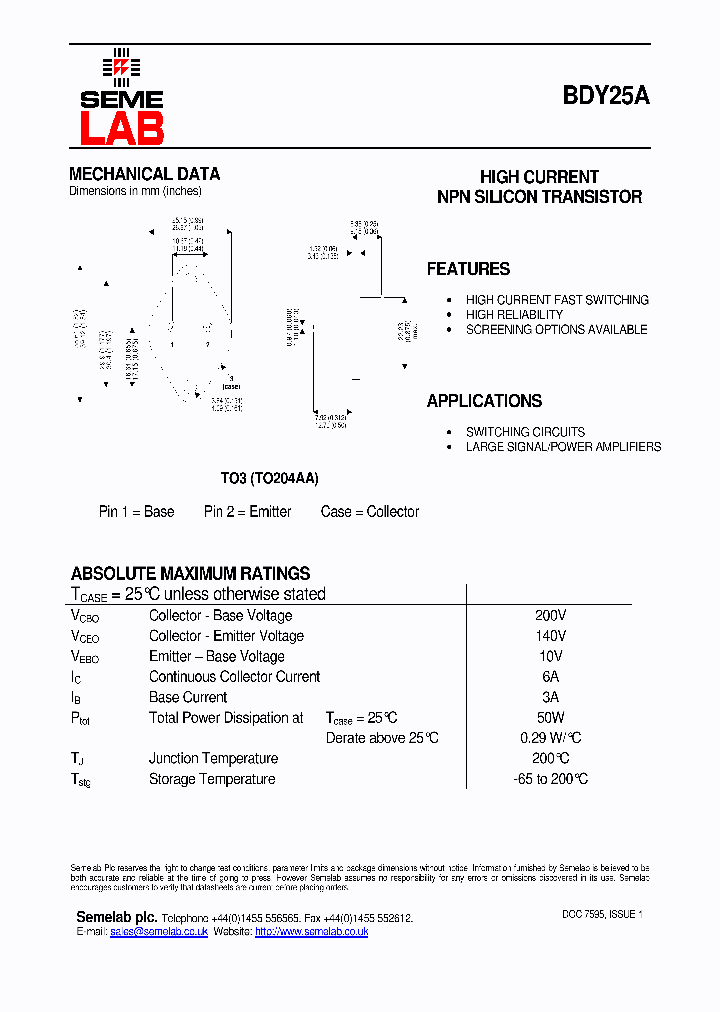 BDY25A_4774443.PDF Datasheet