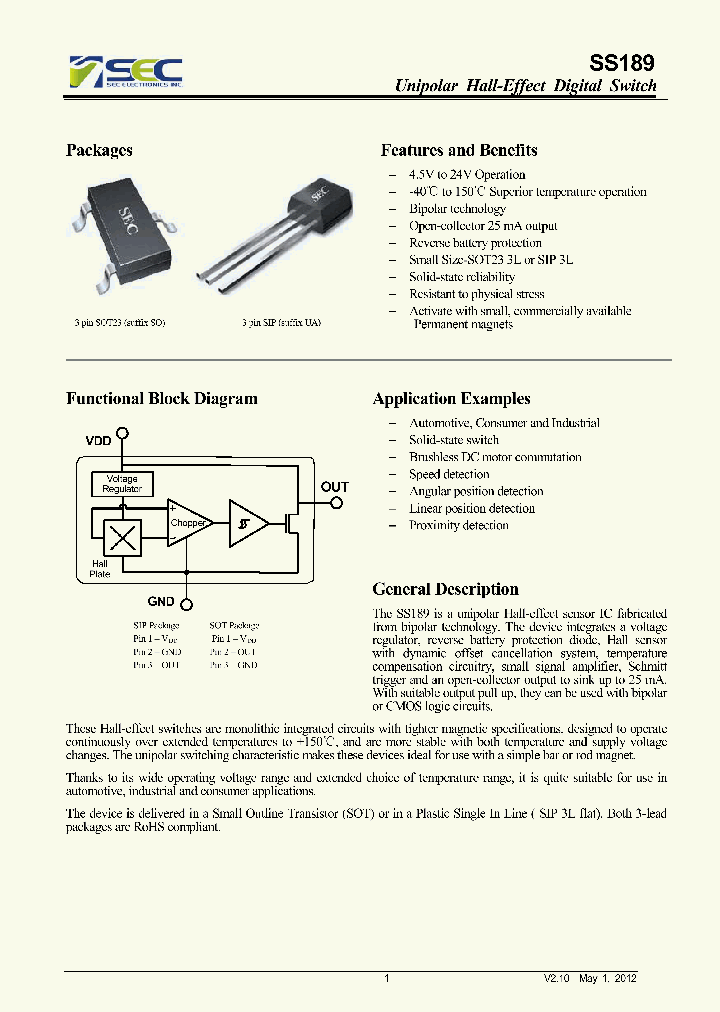 SS189KSOT_4776307.PDF Datasheet