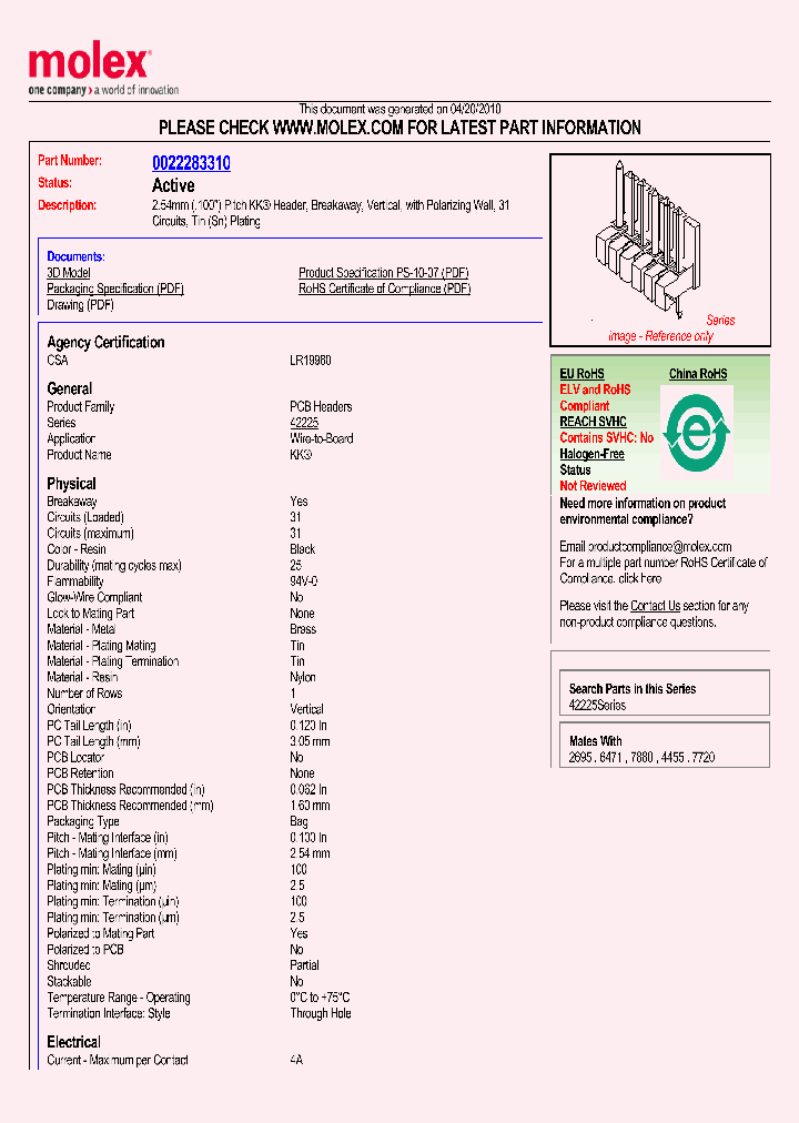 42225-0031_4777045.PDF Datasheet