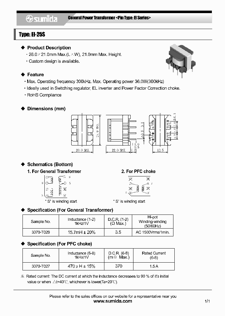 EI-25S_4777675.PDF Datasheet