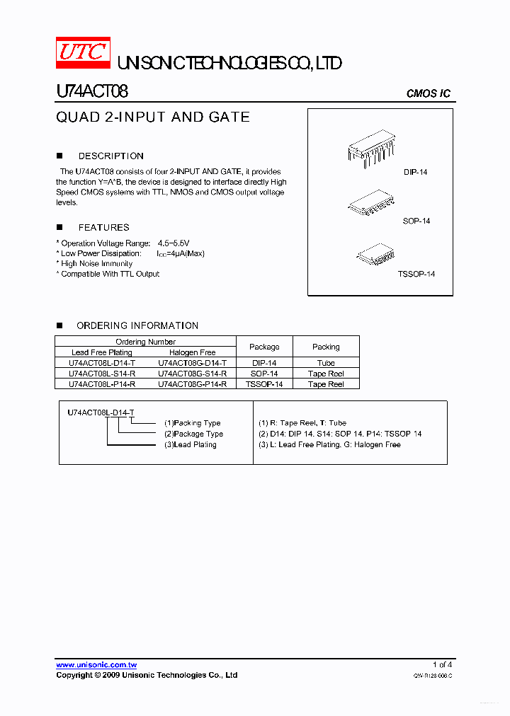 U74ACT08_4778650.PDF Datasheet