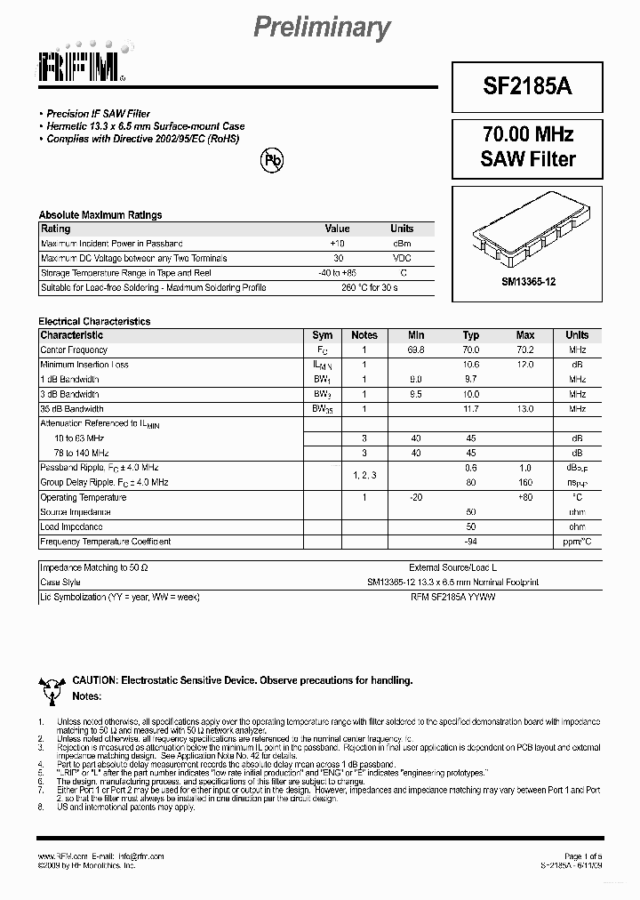 SF2185A_4781382.PDF Datasheet