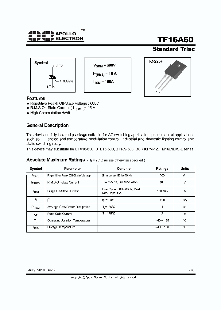 BTB16-600_4785703.PDF Datasheet