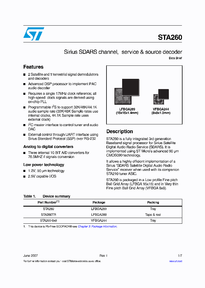 STA260_4786866.PDF Datasheet
