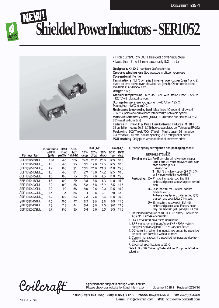 SER1052-152MLC_4789827.PDF Datasheet