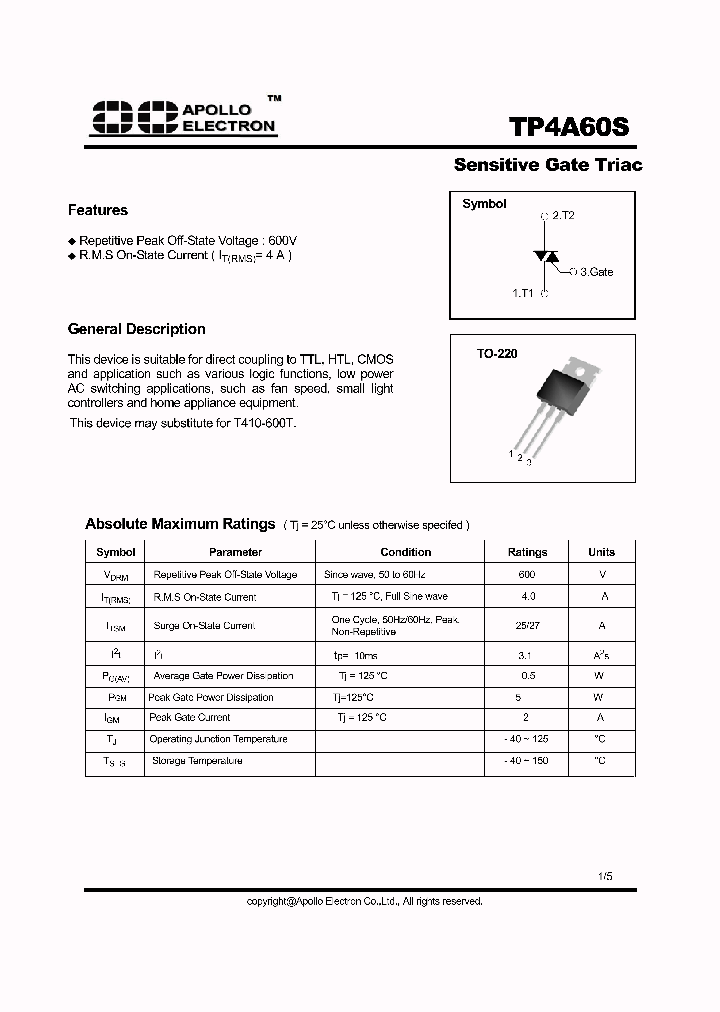 TP4A60S_4790247.PDF Datasheet