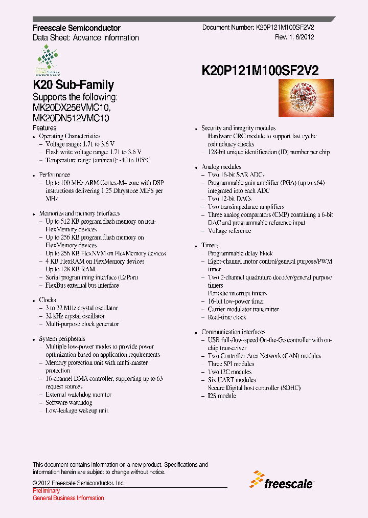 K20P121M100SF2V2_4792140.PDF Datasheet