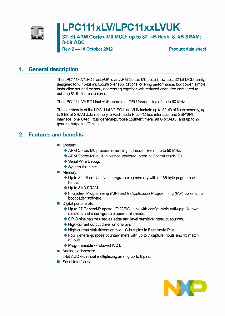 LPC1114LVFHI33303_4794417.PDF Datasheet