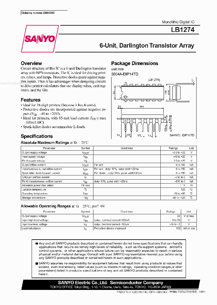 LB1274_4801381.PDF Datasheet
