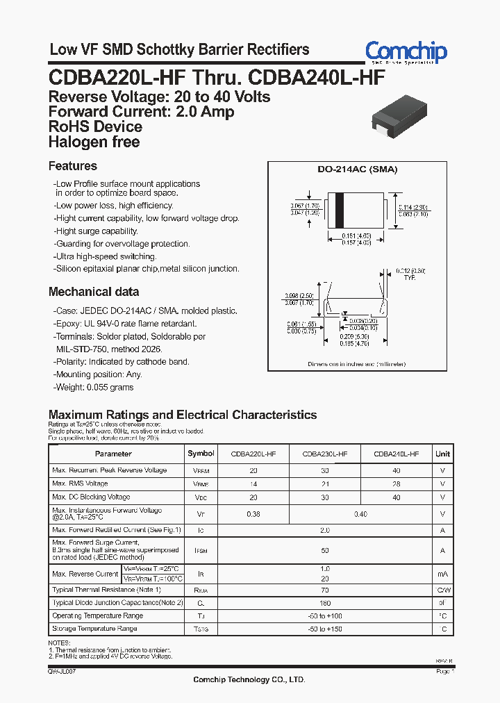 CDBA220L-HF_4803855.PDF Datasheet