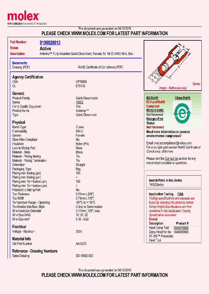 0190020013_4810085.PDF Datasheet