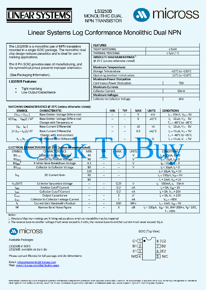 LS3250BSOIC_4812510.PDF Datasheet