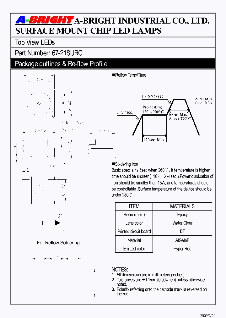 67-21SURC09_4814704.PDF Datasheet