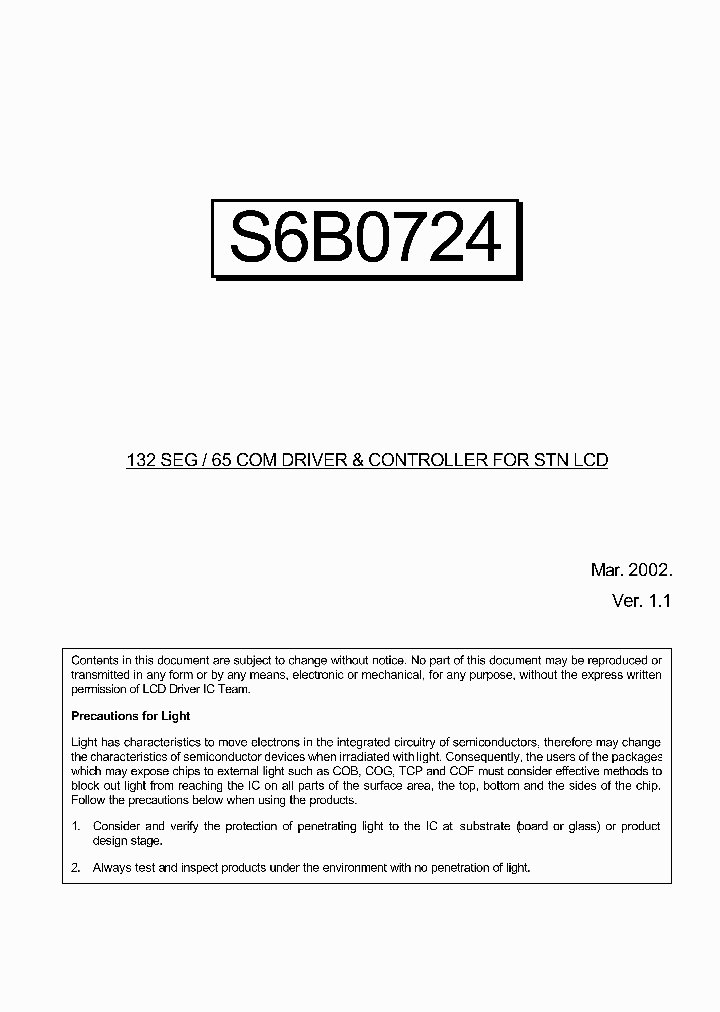 S6B0724A_4815607.PDF Datasheet