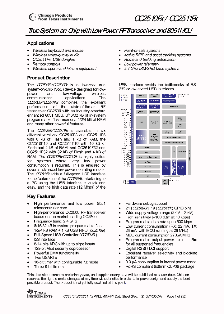 CC2510FX_4823908.PDF Datasheet