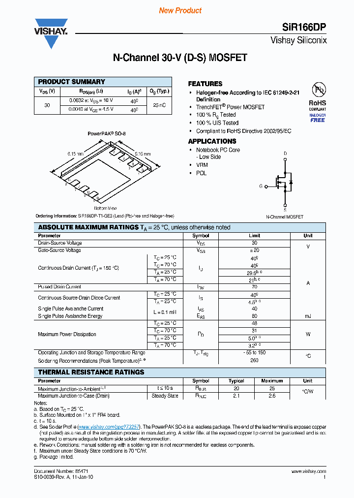 SIR166DP-T1-GE3_4832268.PDF Datasheet