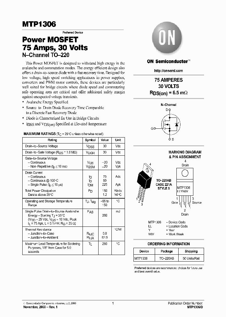 MTP1306-D_4833463.PDF Datasheet
