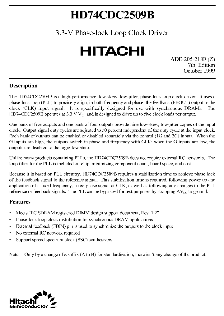 HD74CDC2509B_4834171.PDF Datasheet