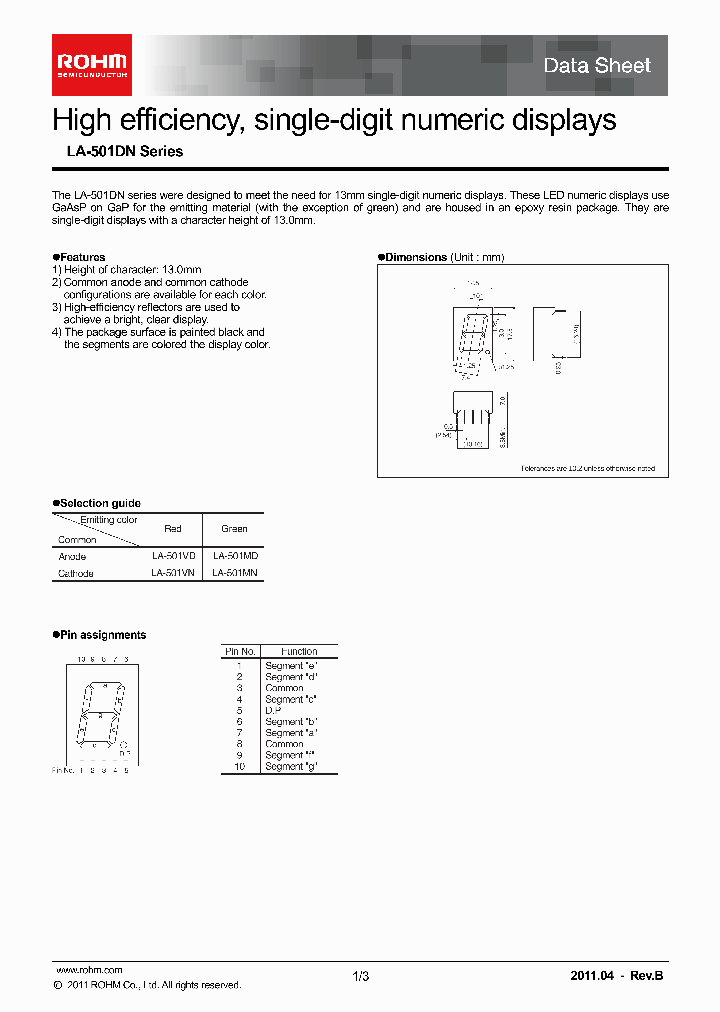 LA-501DN11_4835930.PDF Datasheet