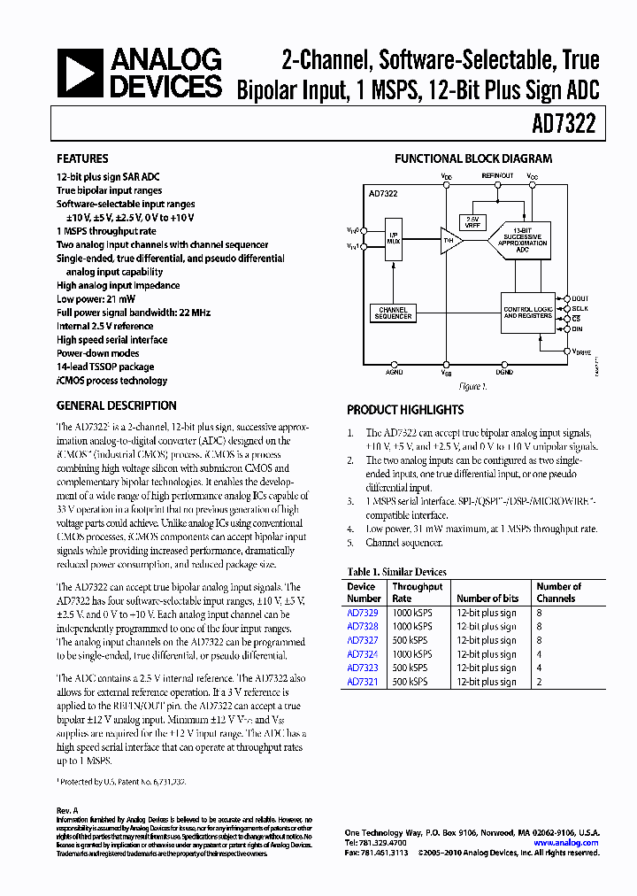 AD7322BRUZ_4835997.PDF Datasheet
