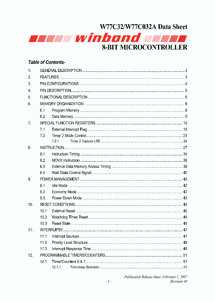 W77C32_4838419.PDF Datasheet