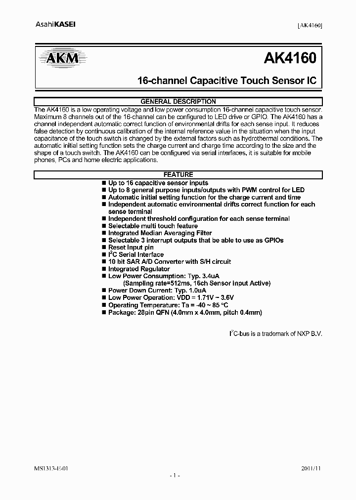 AKD4160_4839707.PDF Datasheet