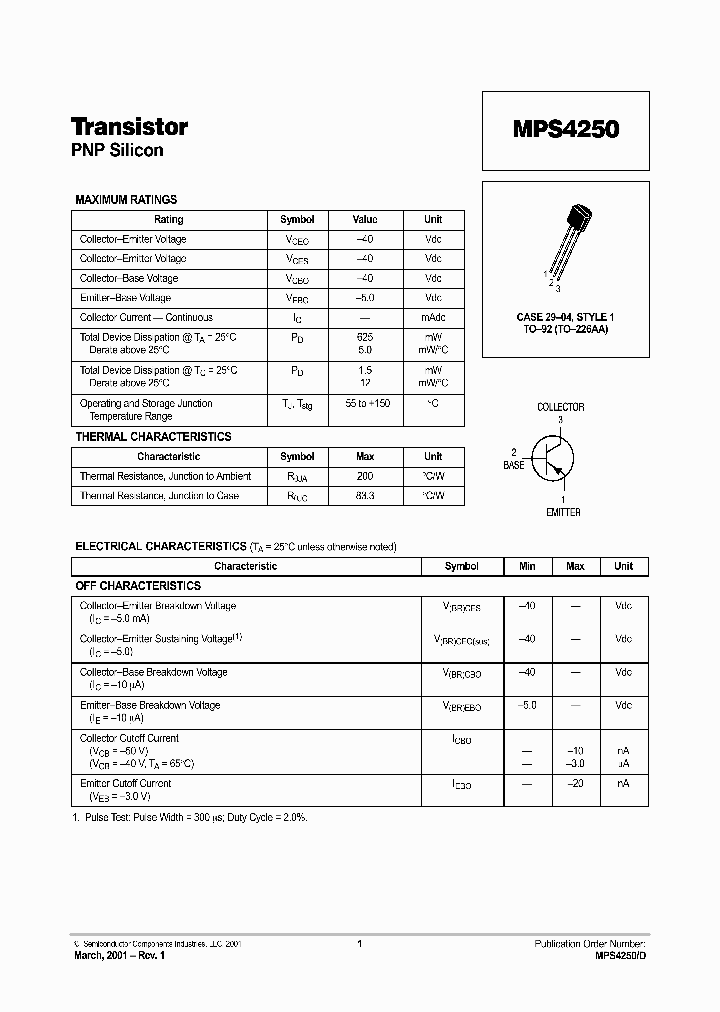 MPS4250-D_4841342.PDF Datasheet
