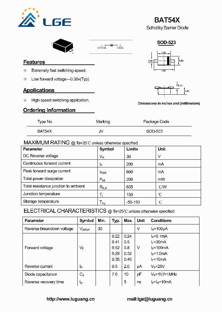 BAT54X_4842542.PDF Datasheet