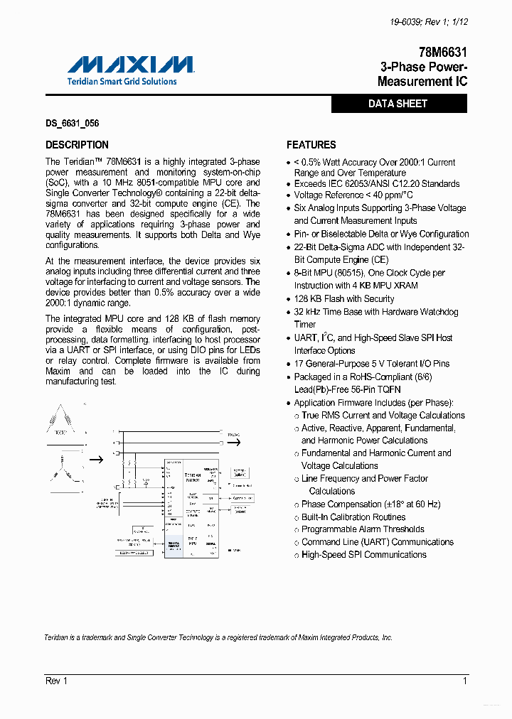 78M6631_4842969.PDF Datasheet
