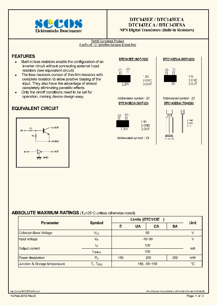 DTC143EE12_4844502.PDF Datasheet