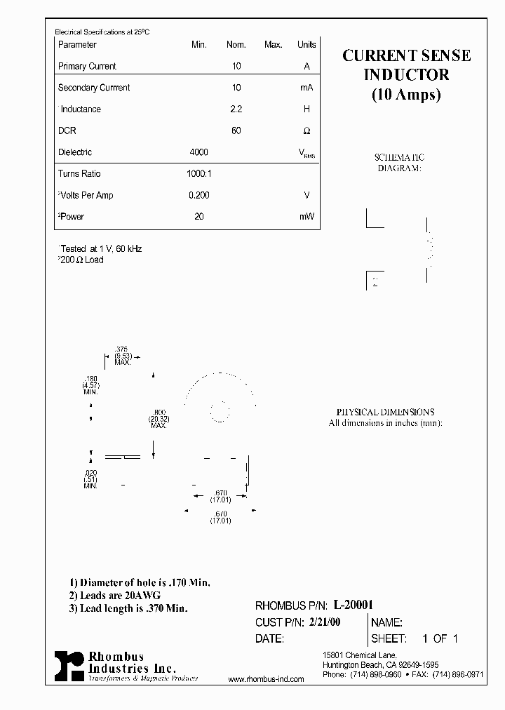 L-20001_4847467.PDF Datasheet