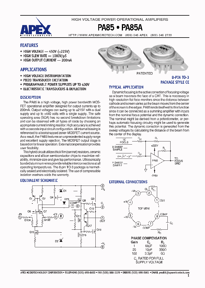 PA85A_4847850.PDF Datasheet