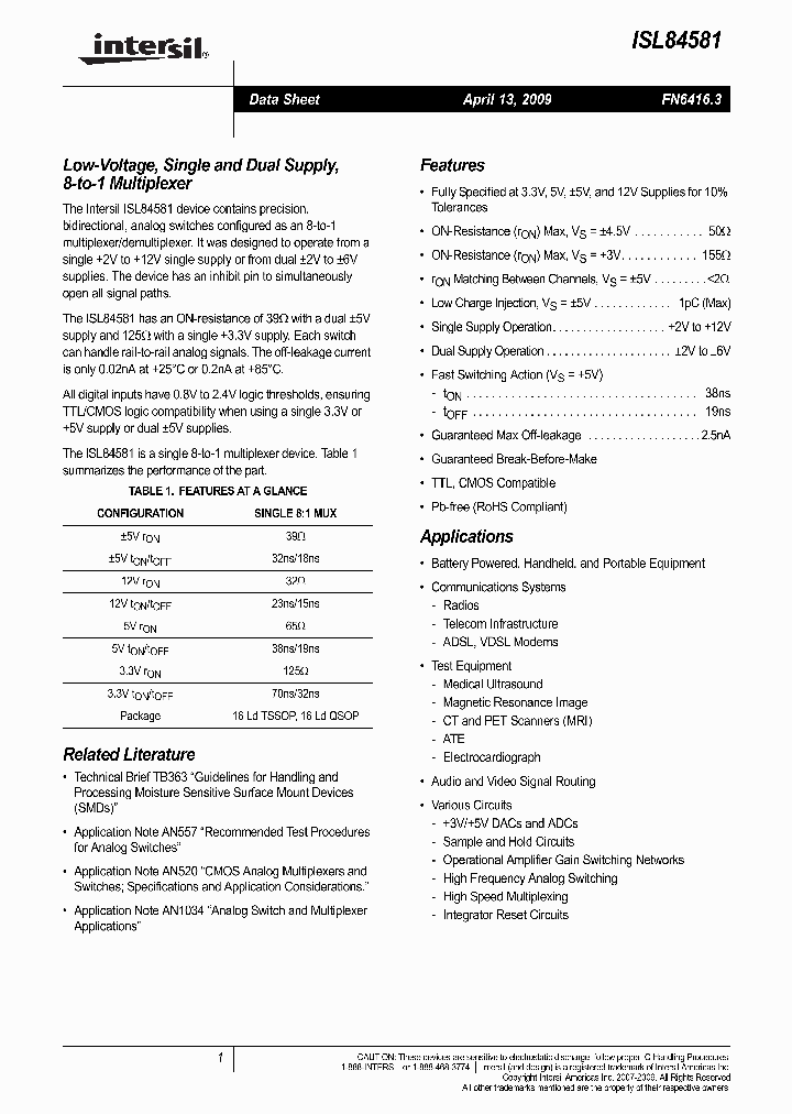 ISL84581_4849184.PDF Datasheet