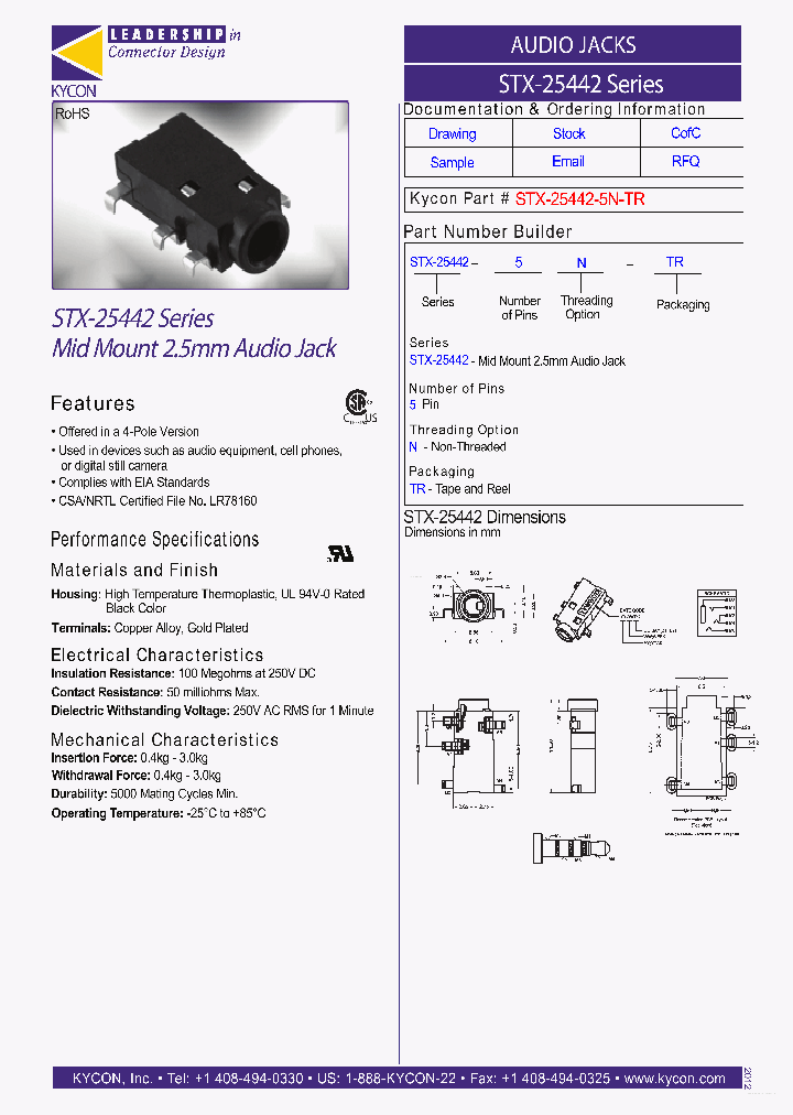STX-25442_4850657.PDF Datasheet