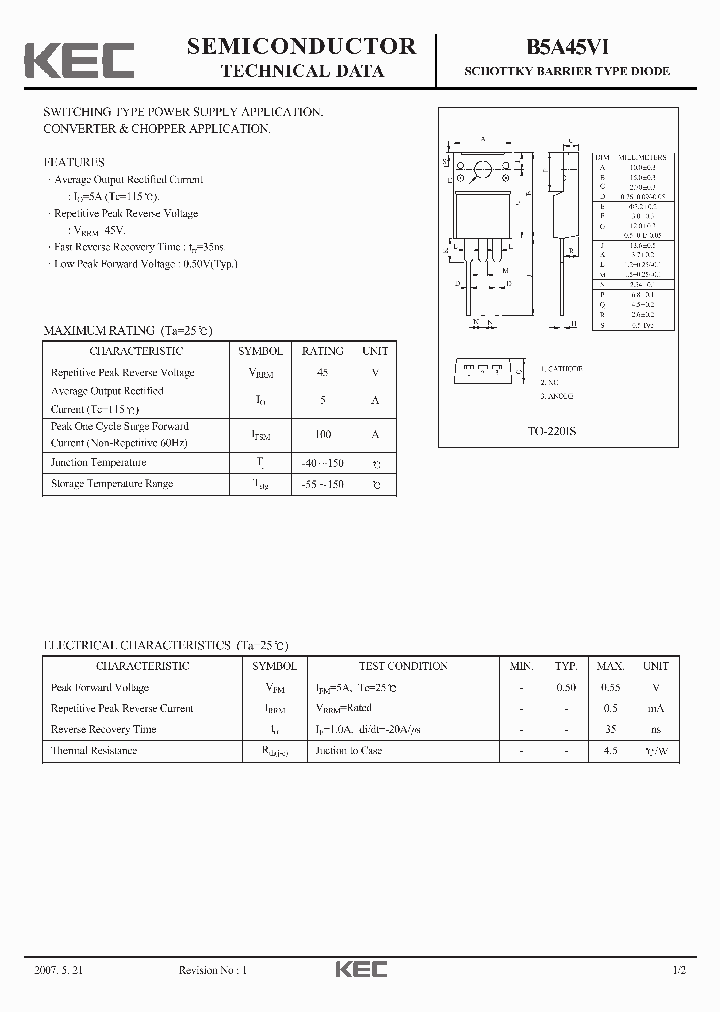 B5A45VI07_4850424.PDF Datasheet
