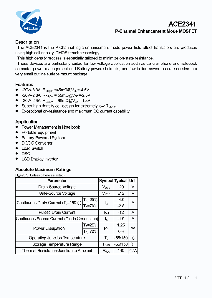 ACE234112_4851389.PDF Datasheet