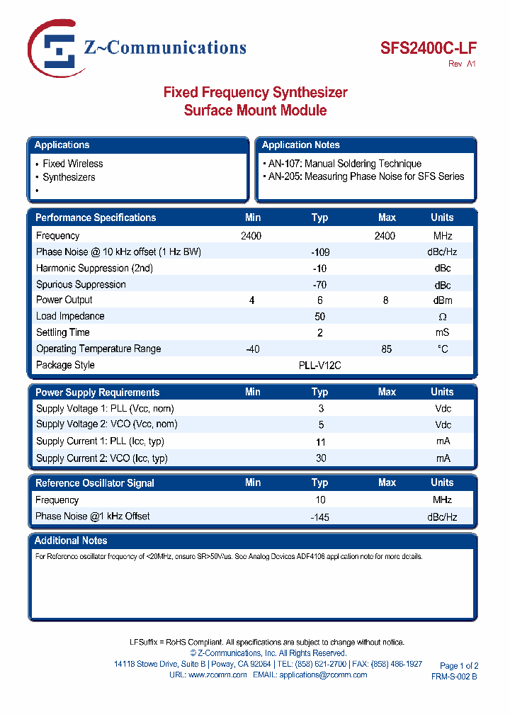 SFS2400C-LF11_4851988.PDF Datasheet