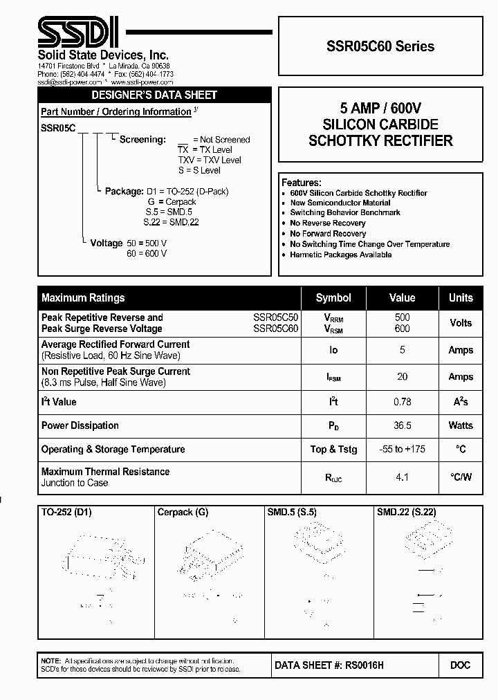 SSR05C601_4853390.PDF Datasheet