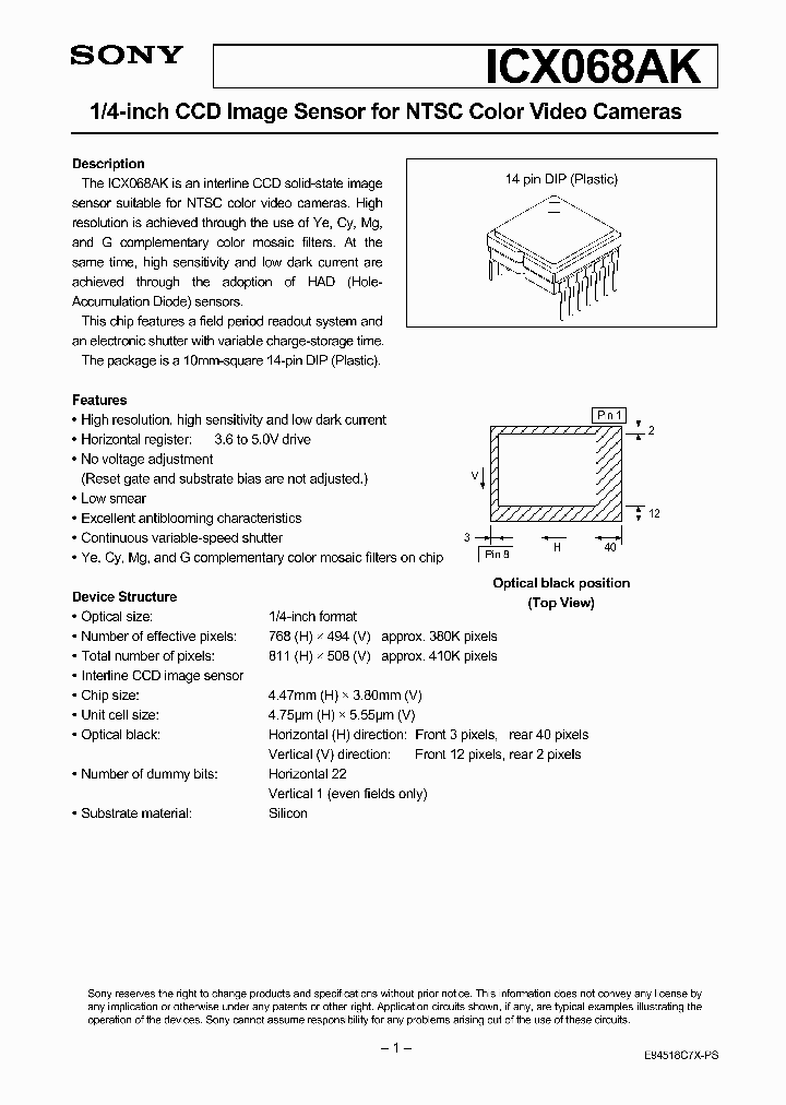 ICX068AK_4854222.PDF Datasheet
