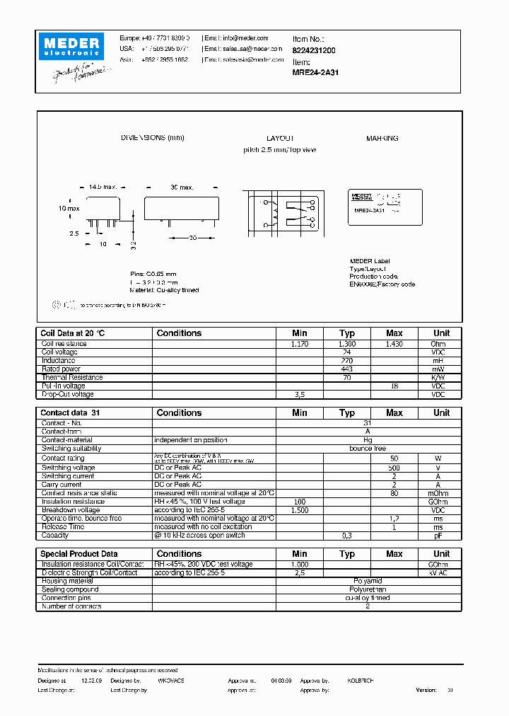 MRE24-2A31_4855249.PDF Datasheet
