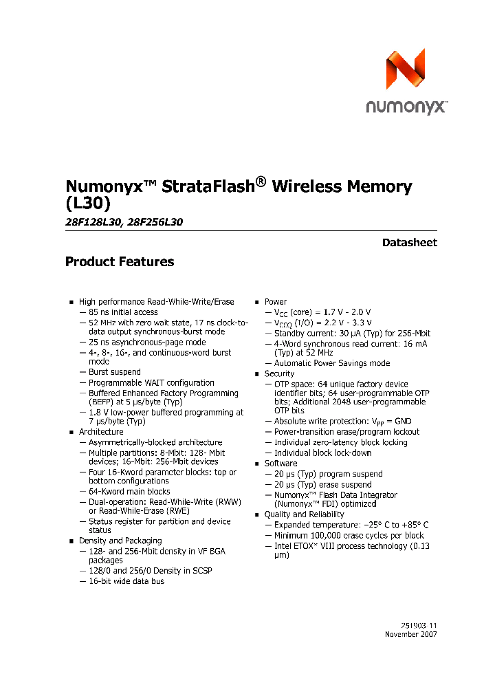 28F128L30_4855708.PDF Datasheet