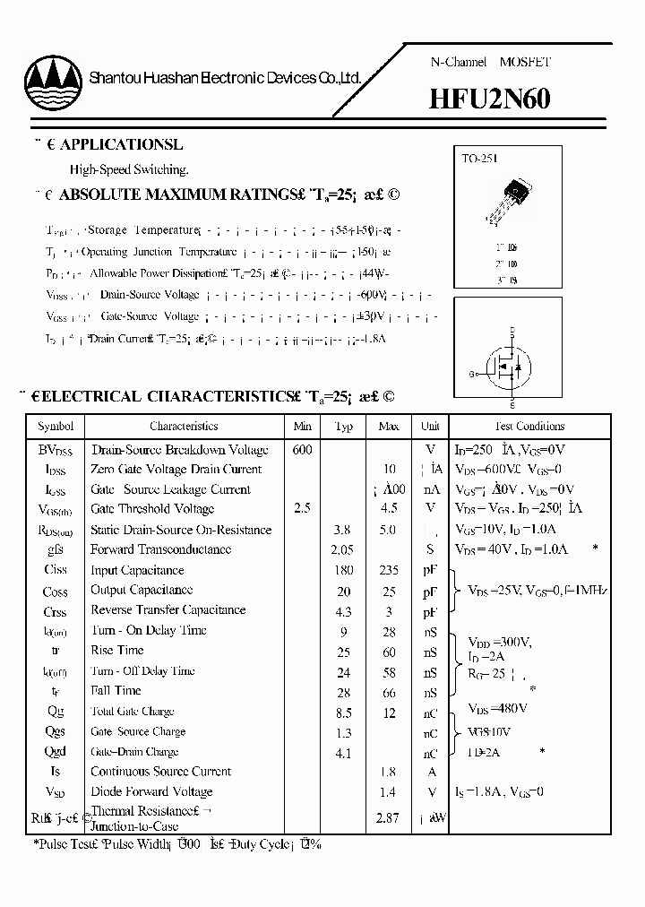 HFU2N60_4857186.PDF Datasheet