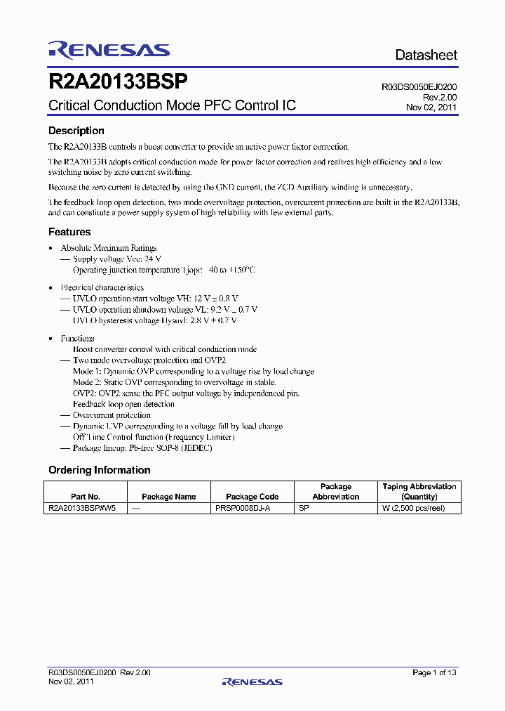 R2A20133BSP_4857984.PDF Datasheet