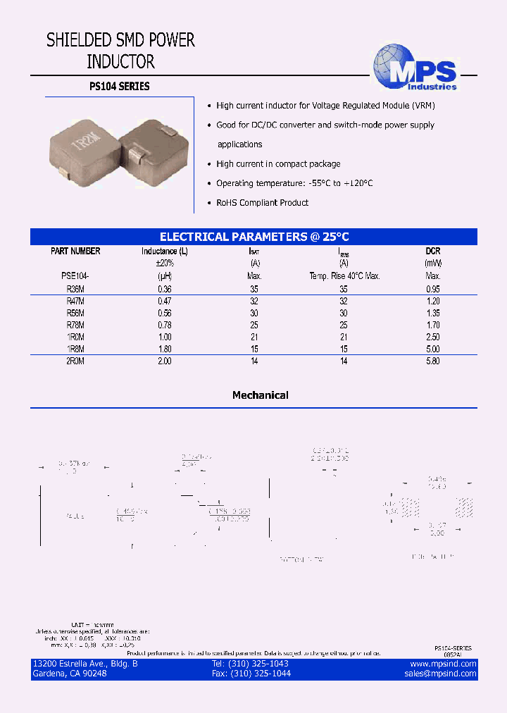 PSE104-1R8M_4858052.PDF Datasheet