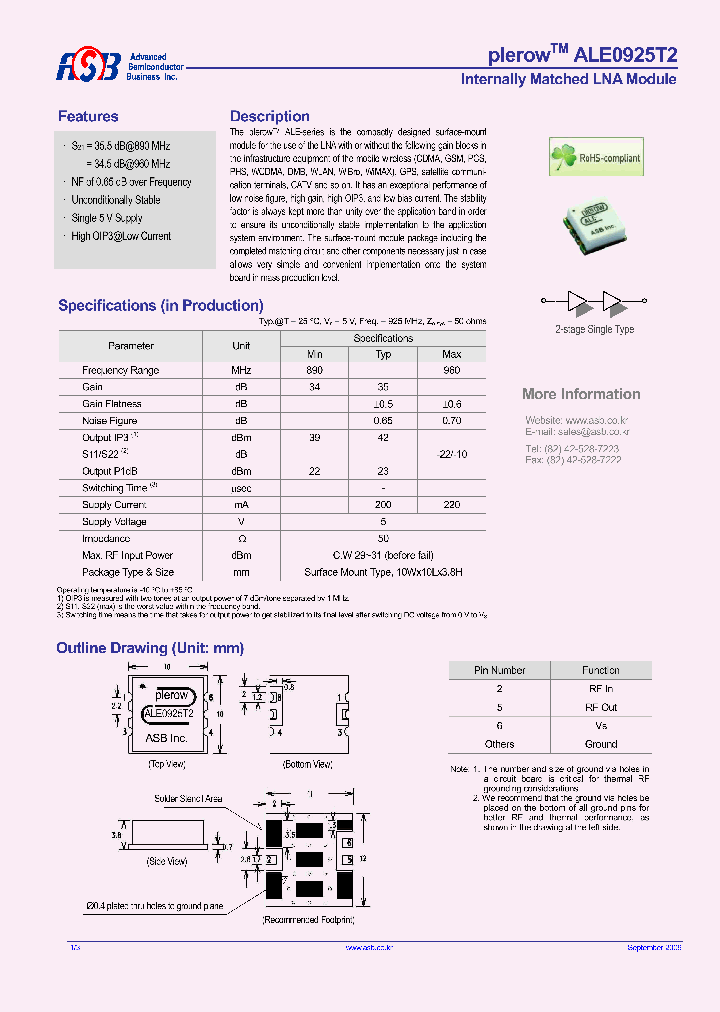 ALE0925T2_4860274.PDF Datasheet
