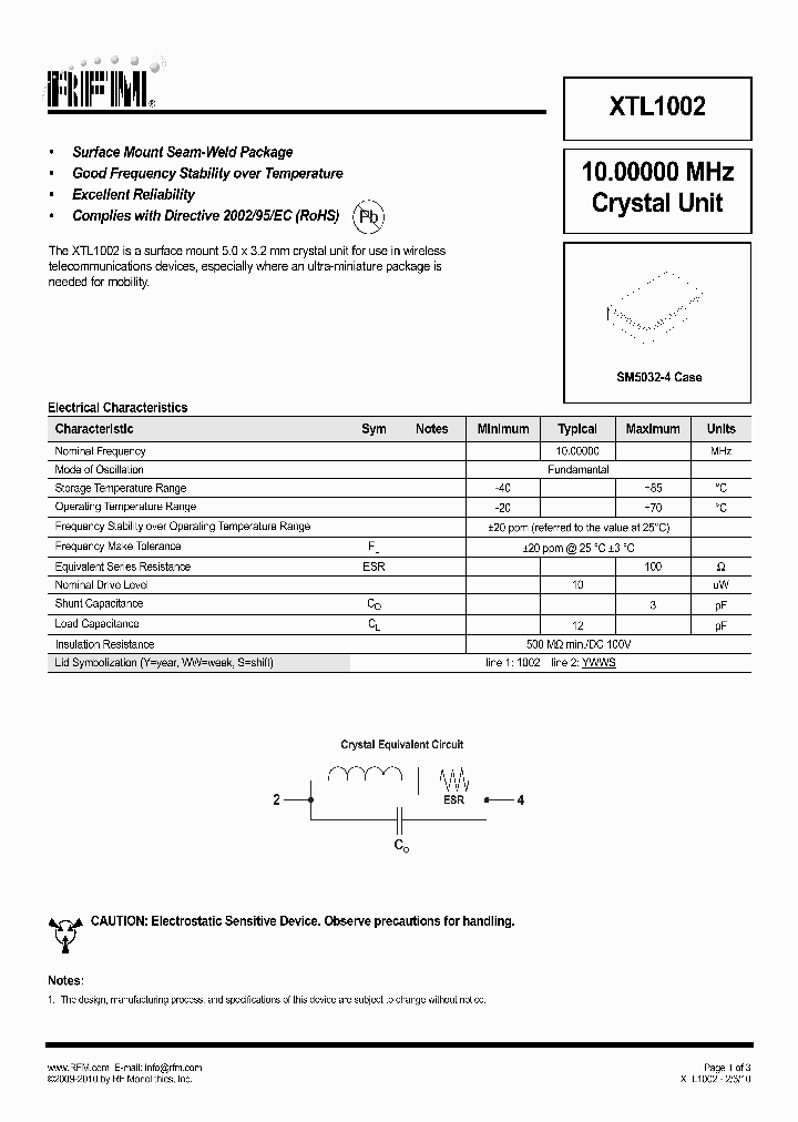 XTL1002_4860327.PDF Datasheet